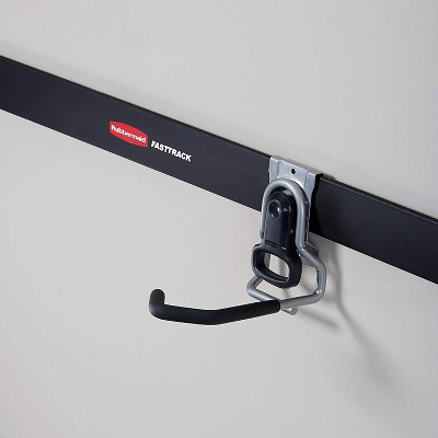 Heavy Duty Black and Silver Vertical Bike Rack Wall Mount
