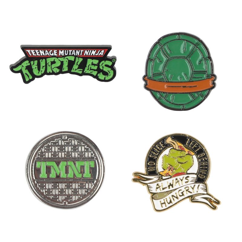 Teenage Mutant Ninja Turtles 4-Pack Lapel Pin Set, 1 of 7