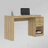 Expandable Home Office Desk Pine - Techni Mobili : Target