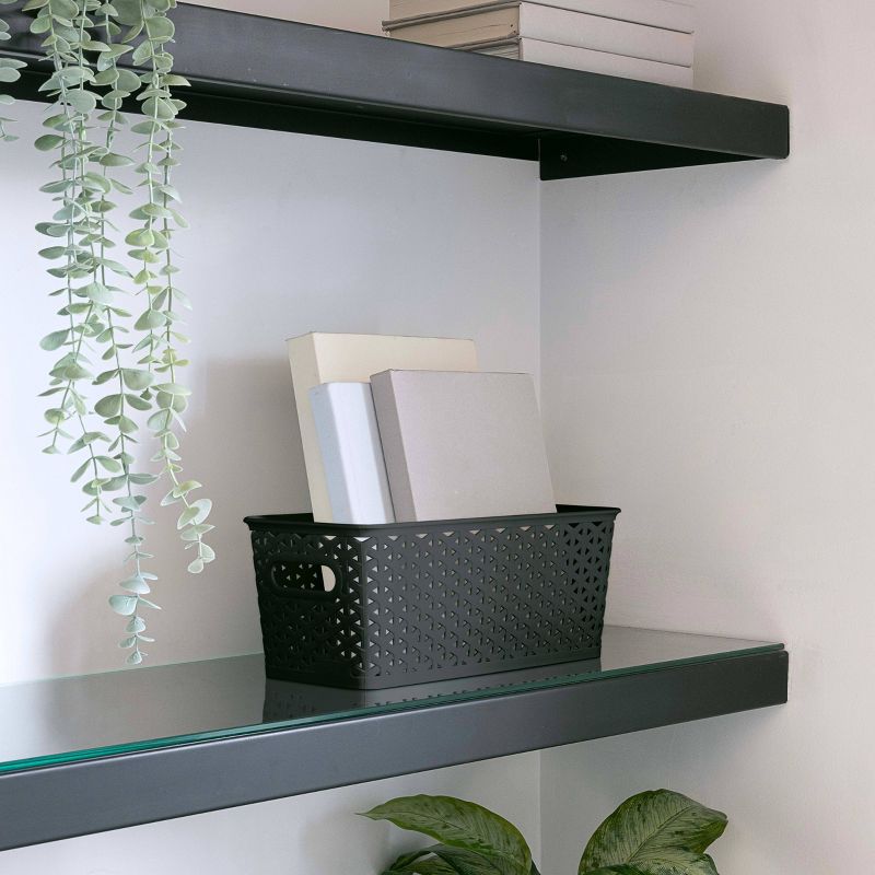 Y-Weave Half Medium Decorative Storage Basket - Brightroom™, 3 of 13