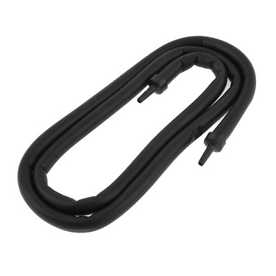 Unique Bargains Rubber Coated Air Curtain Bubble Wall Tube for Fish Tank Aquarium 35.4" Black