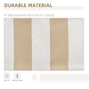 Sapphtopaz 12' x 10' Retractable Awning Manual Patio Awnings Sunshade Shelter 280gsm UV Resistant with Manual Crank Handle Aluminum Frame - 2 of 4