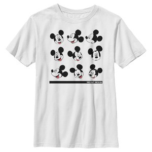 Boy's Disney Mickey Mouse Silly Faces T-Shirt - 1 of 4