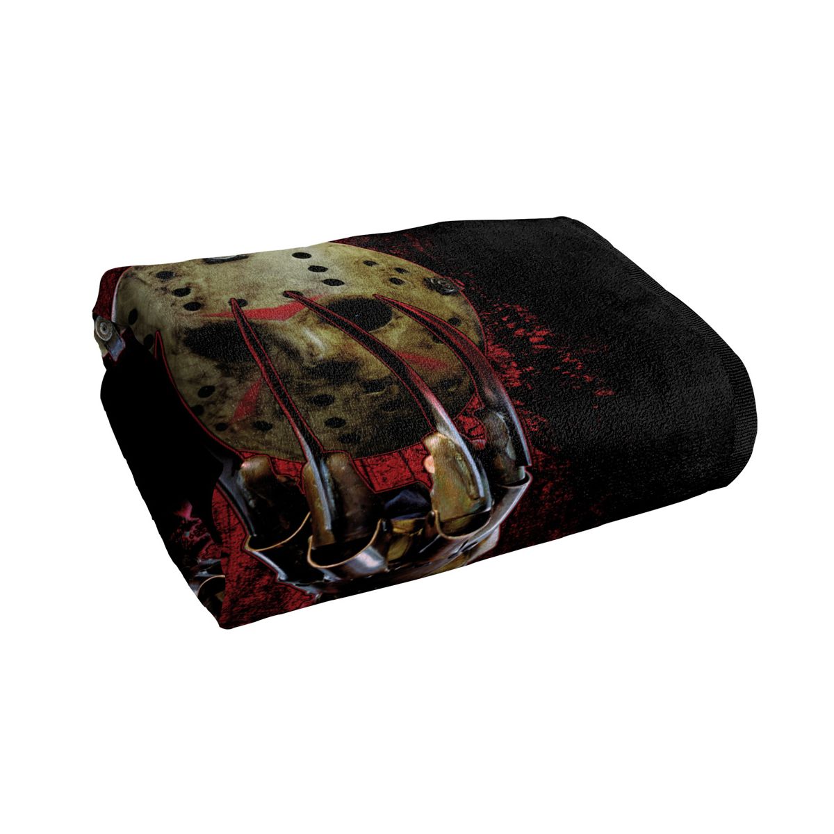 Freddy Vs Jason Mask And Claws 30" x 60" Beach Towel - thumbnail 3