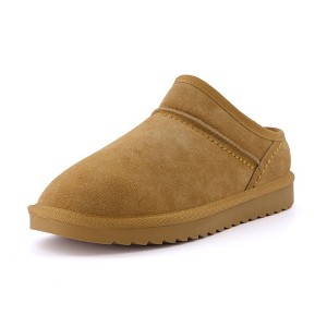 CUSHIONAIRE Women's Hilo 2 Premium Suede Slip-On House Slippers – Clog Slippers for women, Memory Foam, Faux Shearling, Wide Widths Available - 1 of 4