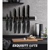 MICHELANGELO 6 Piece Knife Set, 8 Inch Sharp Stainless Steel Kitchen Knife with Nonstick Granite Coating, Professional Stainless Steel Knives - 2 of 4