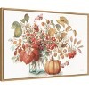 Amanti Art Autumn in Nature 01 on White by Lisa Audit Canvas Wall Art Print Framed 33 x 23-in. - 3 of 4