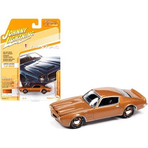 1972 Pontiac Firebird Formula Anaconda Gold Metallic Limited Edition to 9454 pieces 1/64 Diecast Model Car by Johnny Lightning - 1 of 3
