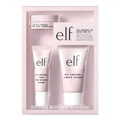 e.l.f. Say Goodbye to Shine Mini Facial Treatment Kit - 3pc