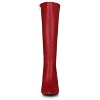 BLISSFUL STEP Women's Halloween Pointed Toe Side Zipper Stiletto Heel Knee High Boots - 3 of 4