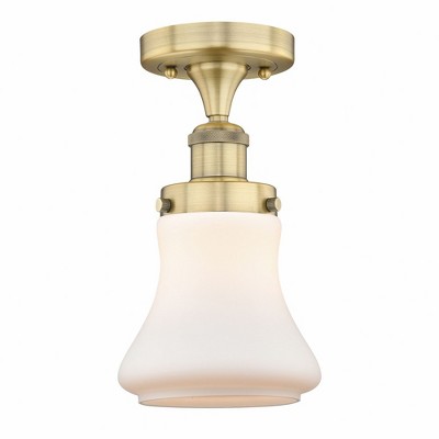 Bellmont - 1 Light Semi-Flush Mount In Industrial Style-8.25 Inches Tall and 6.5 Inches Wide