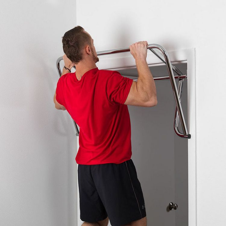 Body-Solid Adjustable Mount Doorway Pull Up Bar, 2 of 3