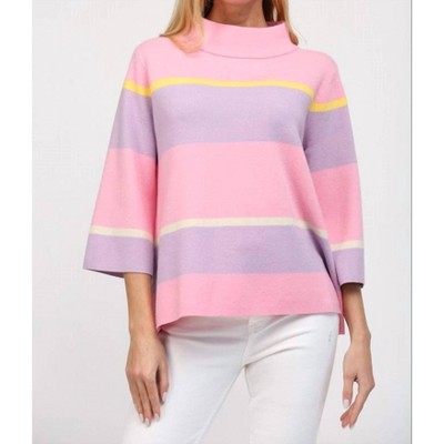 Women's Striped Jacquard Knit Sweater - Fate