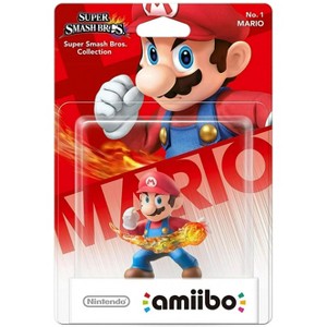 Mario amiibo – Super Smash Bros Series – Nintendo Collectible Figure - 1 of 3
