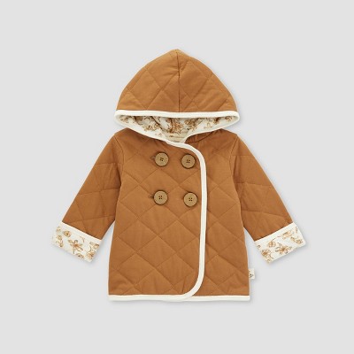 Image of Burt's Bees Baby® Girls' Quilted Jacket - 3M