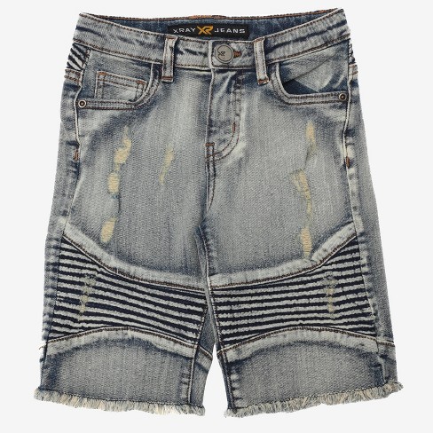 XRay Jeans Little Boys Slim Fit Distressed Ripped & Stitched Jean