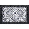 Briarwood Lane Everyday Doormat 30x18 Indoor Outdoor Navy and Tan Damask Doormat - 2 of 4
