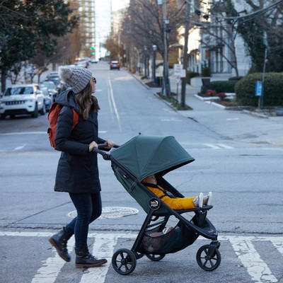Black All-Terrain Single Stroller with Adjustable Handlebar