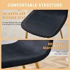 CAVINAS Set of 4 Modern Linen-Cotton Dining Chairs, Kitchen Side Chair with Gold Metal Legs - 4 of 4