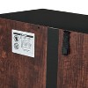 Evita Tall Storage Cabinet with 8 Doors and 4 Shelves for Living Room, Kitchen, Office, Bedroom, Bathroom-24*12.8*72.4 Inch, Walnut - 4 of 4