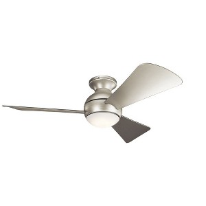 Kichler Lighting Sola 1 - Light Ceiling Fan in  Brushed Nickel - 1 of 4