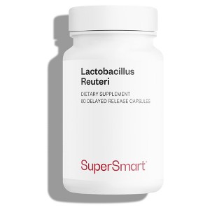 Supersmart Lactobacillus Reuteri 5 Billion CFU per Day - Probiotic Supplement | Non-GMO & Gluten Free - 60 DR Capsules - 1 of 1