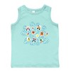 Leo the Truck Palm Leaves and Floral Outline - Toddler Graphic Tank - 2 of 3