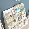 Runesay White Kids Bookshelf and Toy Storage Organizer, Multifunctional 4 Tier Wooden Kids Book Shelf with Bookcase Display Stand - 4 of 4