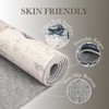 Washable Modern Abstract Living Room Area Rugs, Soft Non Slip Throw Carpet for Bedroom, Contemporary Floor Cover - 4 of 4