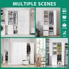 Mlezan Metal Storage Cabinet: Lockable, Drawers, and Shelves for Clothing, Files, or Tools. Wardrobe for Office, Home, School, Gym, or Garage. - 3 of 4