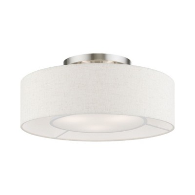 Livex Lighting Ellsworth 3 - Light Semi-Flush Mount in  English Bronze
