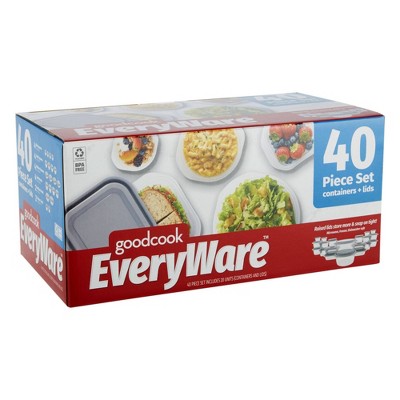 GoodCook EveryWare Set Food Storage Containers with Lids - 40pc