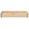vidaXL Garden Planter 47.2"x31.5" Solid Pine Wood - 3 of 4