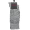 Memoi Women's Delicate Flake Embroidered Crew Socks Black One Size - 4 of 4