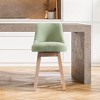 WestinTrends 26" Upholstered Swivel Counter Height Bar Stool - 2 of 4