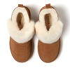 Fireside by Dearfoams Women's Bayswater Genuine Shearling Quilted Platform Bootie - 4 of 4