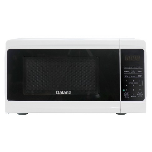 Galanz Retro microwave design 0.7-cu ft 700-Watt Countertop Microwave (Milk  Shake White) in the Countertop Microwaves department at