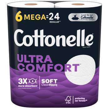 Cottonelle Ultra Comfort Toilet Paper - 6 Mega Rolls