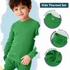 City Threads Boys USA-Made Soft & Cozy Thermal Long Johns 2-Piece Set - Warm Base Layer & Loungewear - 3 of 4