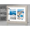 Americanflat 4x6 Double Picture Frame in Driftwood- Composite Wood with Shatter Resistant Glass - 3 of 4