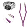 Unique Bargains V Shaped Watch Spring Bar Tweezers Aluminum Alloy Watch Repairing Tool - 3 of 4