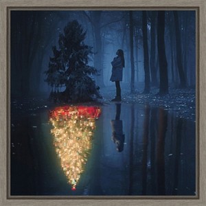 Amanti Art The Hope of Christmas (Tree) by Terry F Canvas Wall Art Print Framed 16-in. x 16-in. - 1 of 4