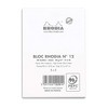 Rhodia Staplebound Notepad - Lined 80 sheets - 3 3/8 x 4 3/4 - White cover - 3 of 4