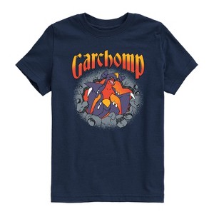 Boys' - Pokémon - Garchomp Rocks Short Sleeve Graphic T-Shirt - 1 of 4