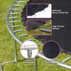 Vynxaria 8FT Trampoline Outer Net-Pink and black - 3 of 4