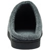 Alpine Swiss Wide Mens Fleece Clog Slippers | Wide Width Slip-On House Shoes with Memory Foam | Cozy Durable Indoor Comfort - 3 of 4