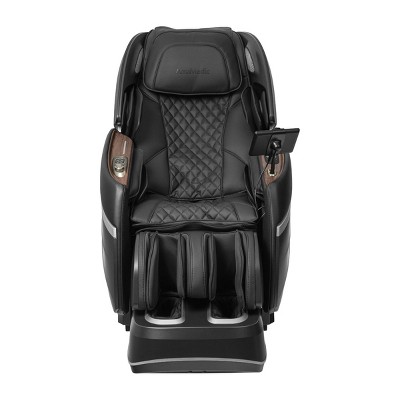 Hilux Black Faux Leather 4D Massage Chair with Metal Frame