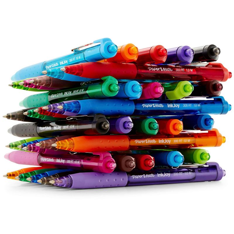 Paper Mate Ink Joy 24pk 300RT Ballpoint Pens 1.0mm Black, 6 of 10