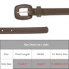 INSPIRE CHIC Womens 0.7" Width Textured Faux Leather Waist Belts 1Pc - 4 of 4