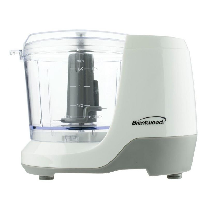 Brentwood 1.5 Cup Mini Food Chopper in White, 1 of 5